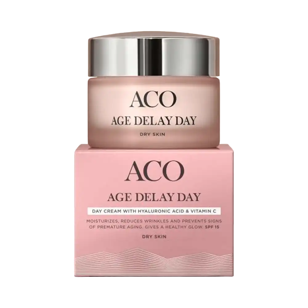 ACO Age Delay Day Cream Dry Skin - dagkräm med SPF 15, 50 ml