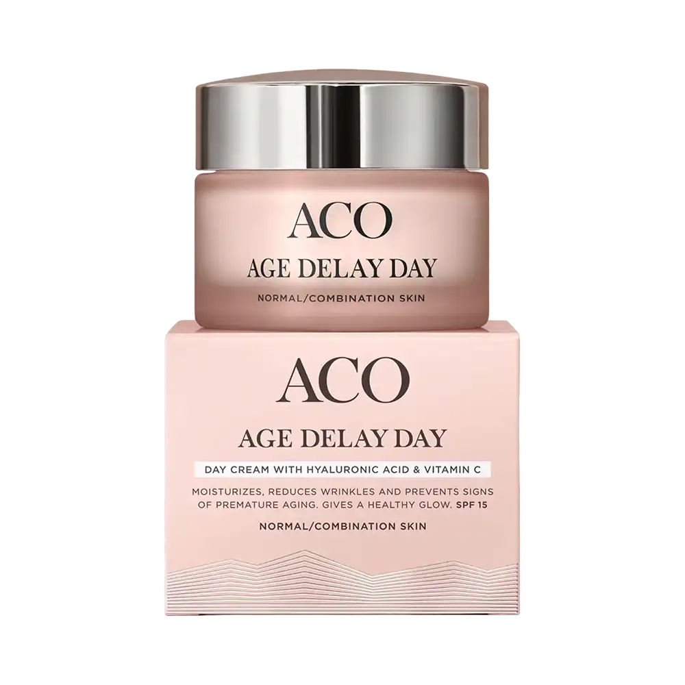 ACO Age Delay Day Cream Normal Skin - Dagkräm med SPF 15, 50 ml