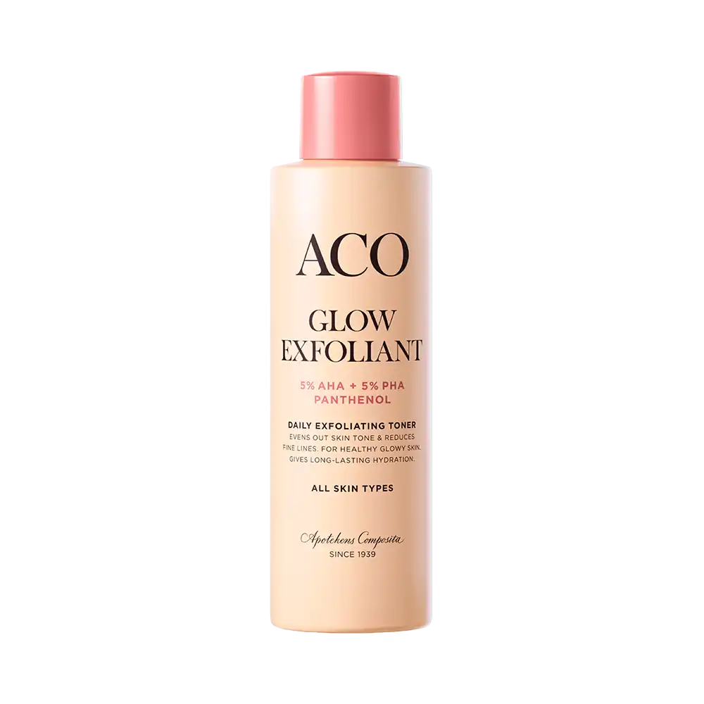 ACO Glow Exfoliant Toner– Exfolierande toner med AHA och PHA 150 ml