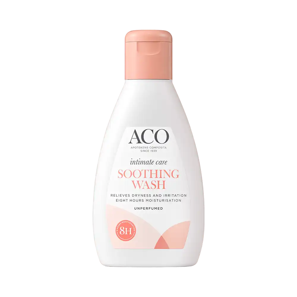 ACO Intimate Care Soothing Wash – Mild intimtvätt för torrt underliv 200 ml