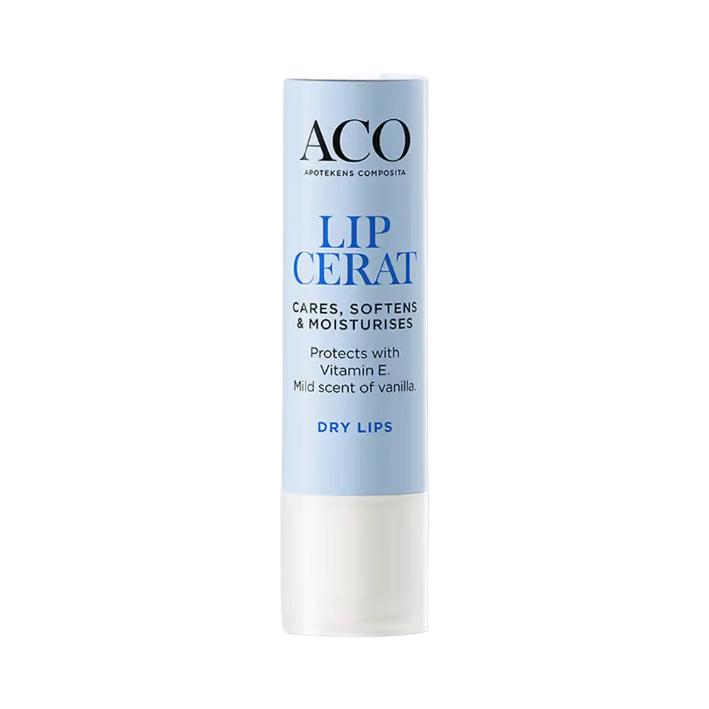 ACO Lip Cerat- Läppcerat för torra och nariga läppar 4,6 g