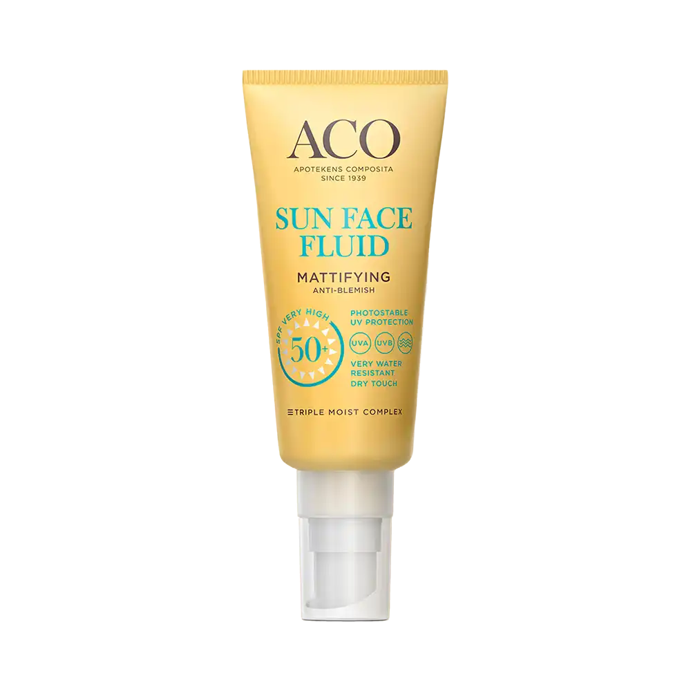 ACO SUN FACE FLIUD Mattifying SPF 50+, 40 ml