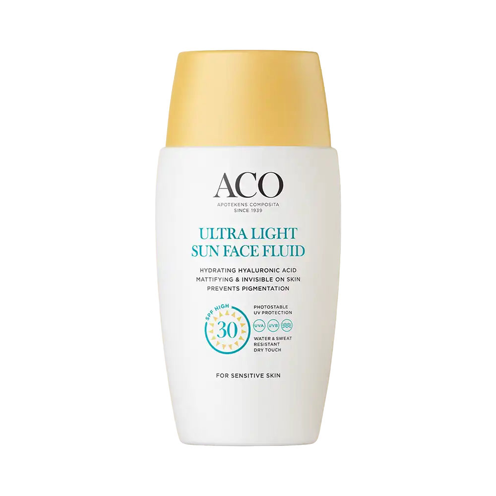 ACO ULTRA LIGHT SUN FACE FLIUD SPF 30, 40 ml