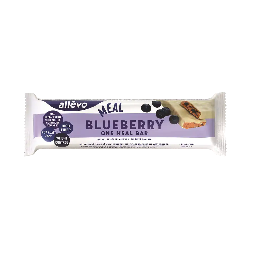 Allévo One Meal Bar Blueberry 58 g