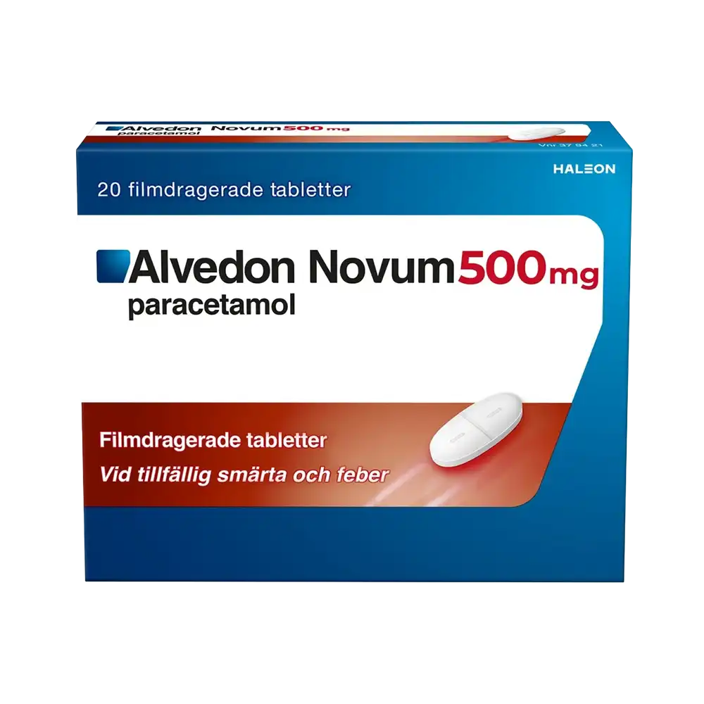 Alvedon Novum 500 mg 20 filmdragerade tabletter