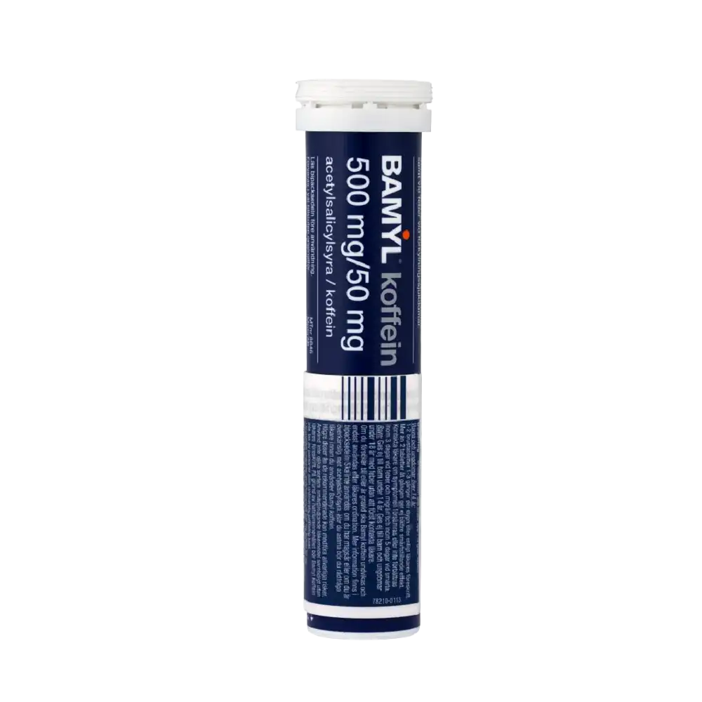 BAMYL koffein 500 mg / 50 mg 25 brustabletter