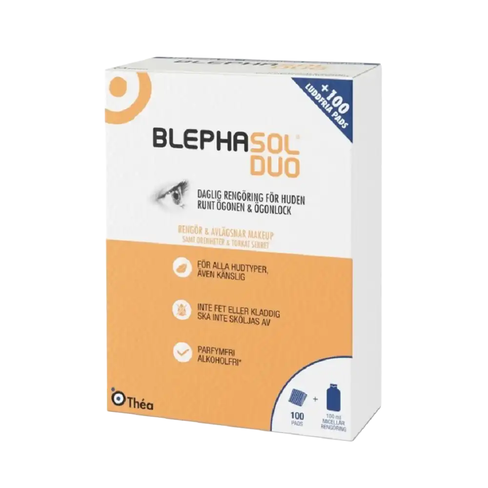 BLEPHASOL DUO 100 ml och 100 PADS