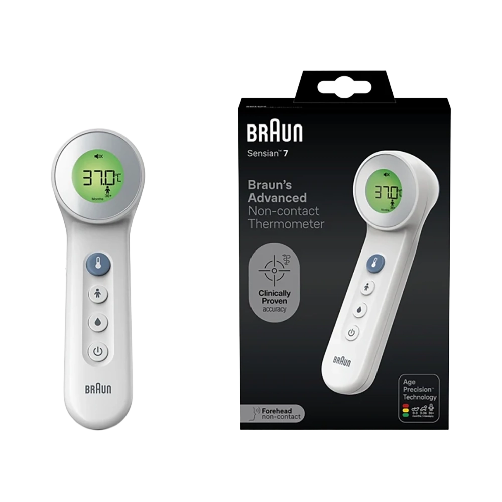 Braun ThermoScan 7+ med Age Precision och nattläge