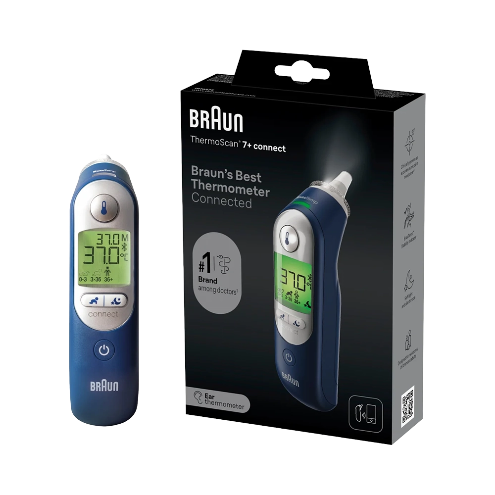 Braun ThermoScan 7+ connect termometer