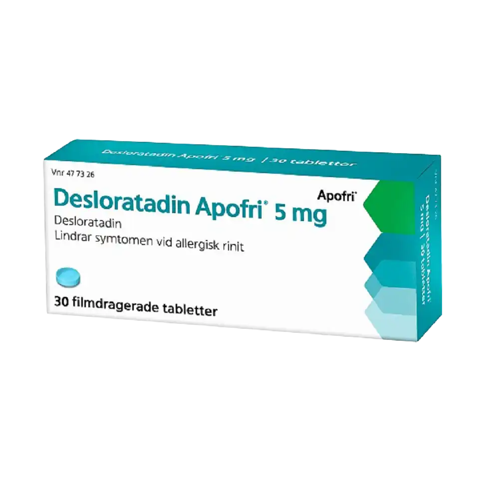 Desloratadin Apofri 5 mg 30 filmdragerade tabletter