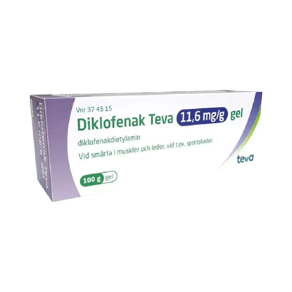 Diklofenak Teva 11,6 mg/g gel 100 g