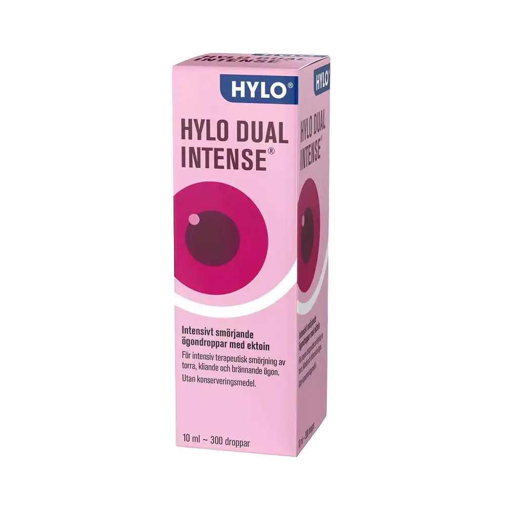 HYLO DUAL INTENSE ögondroppar 10 ml - 300 droppar