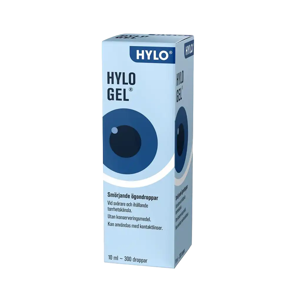 HYLO-GEL Intensivt smörjande ögondroppar 10ml – 300 droppar