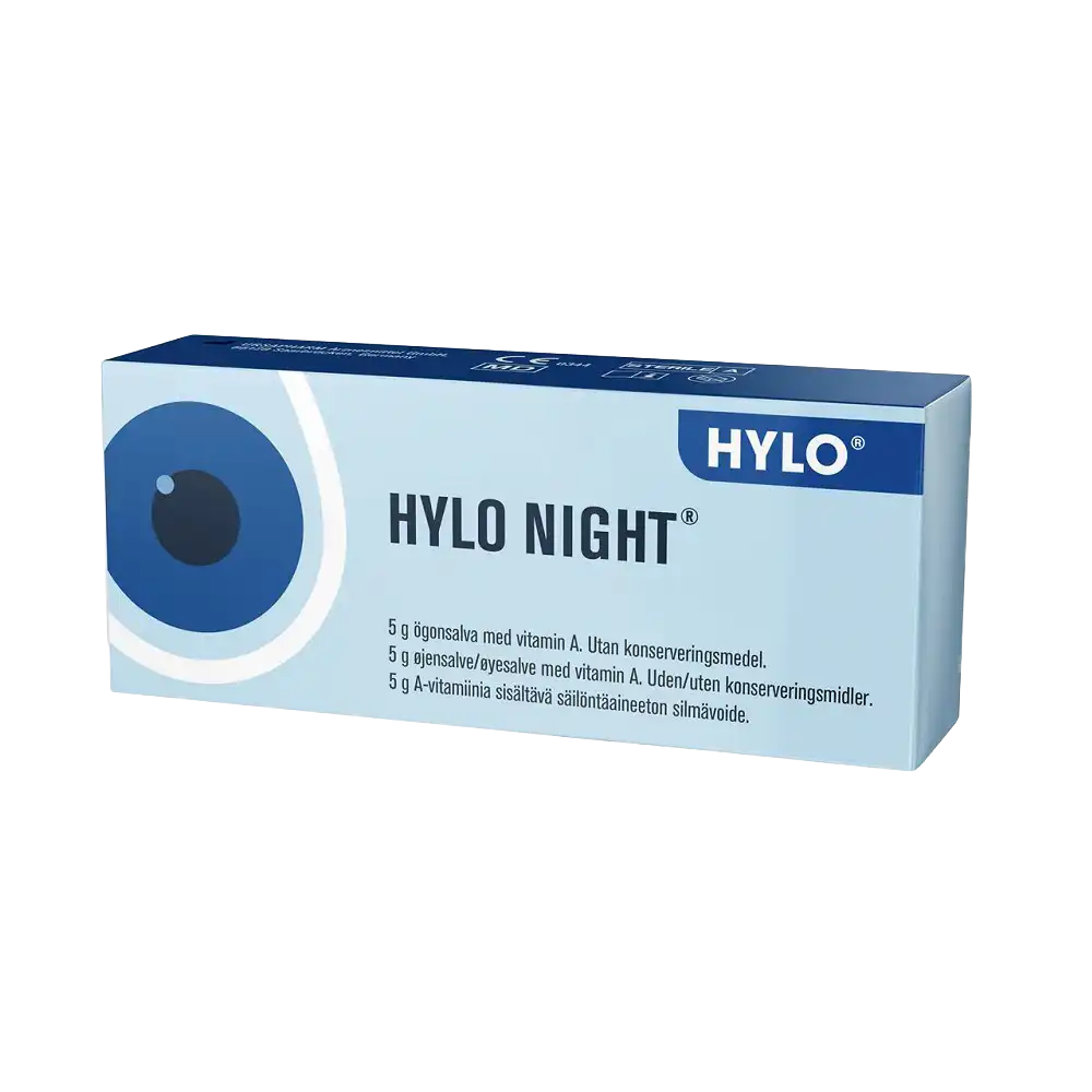 HYLO NIGHT 5g ögonsalva med vitamin A