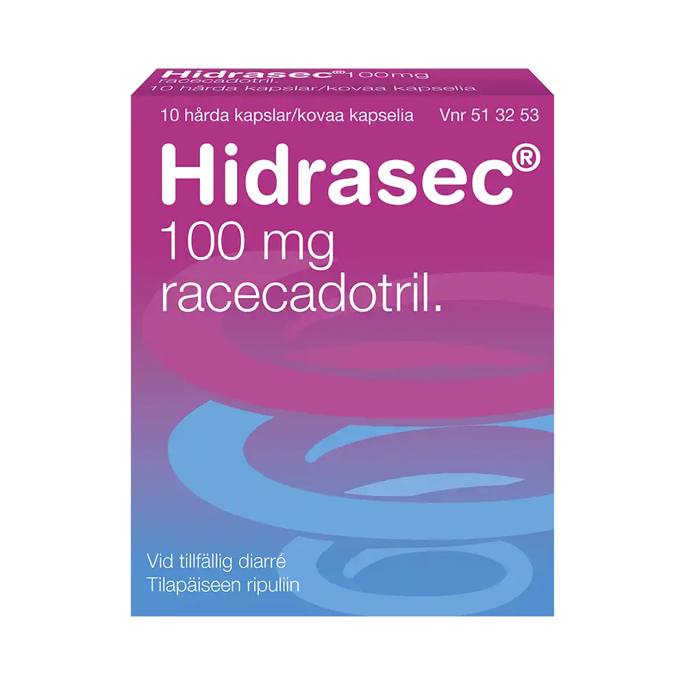 Hidrasec 100 mg 10 harda kapslar