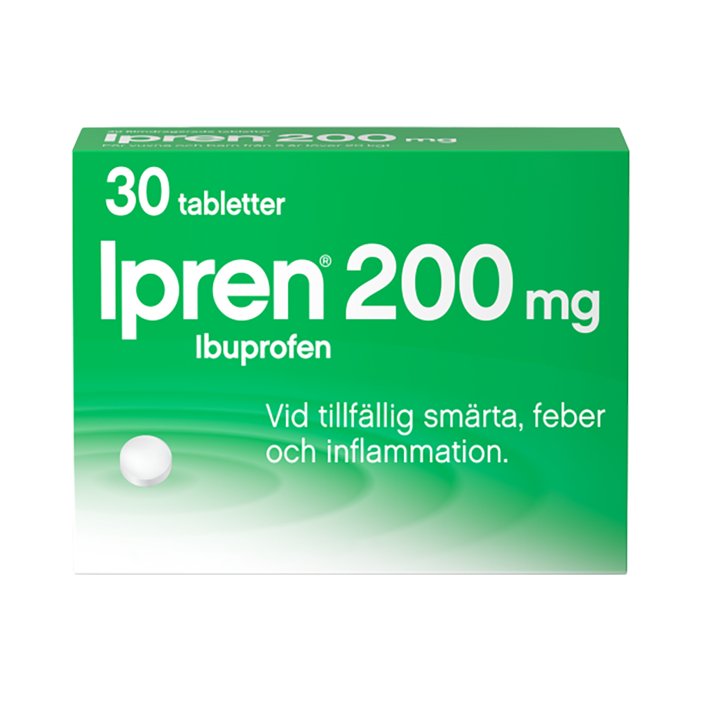 IPREN 200 mg Ibuprofen 30 tabletter