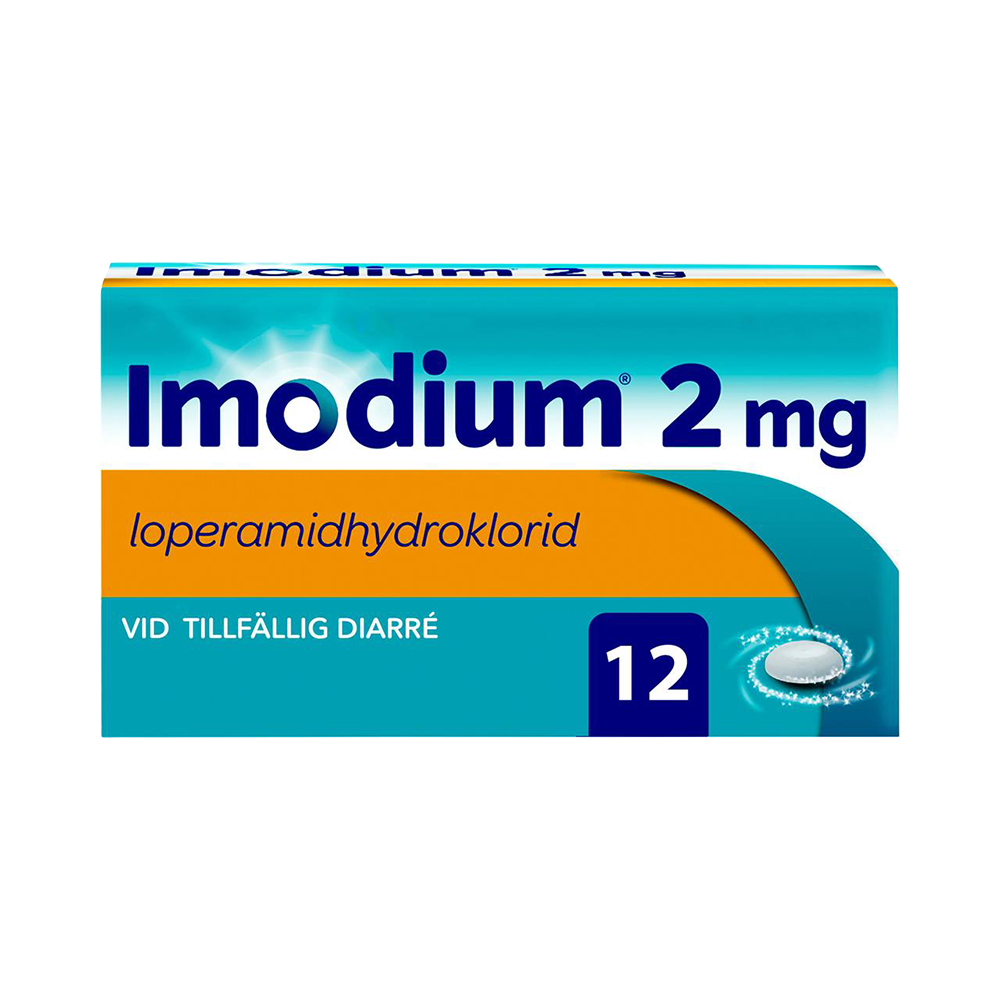 Imodium 2 mg 12 munsönderfallande tabletter