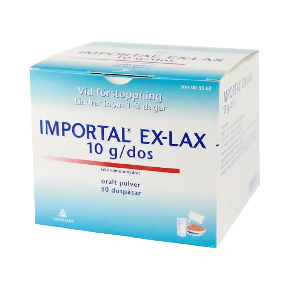 Importal Ex-Lax 10 g/dos 50 dospåsar
