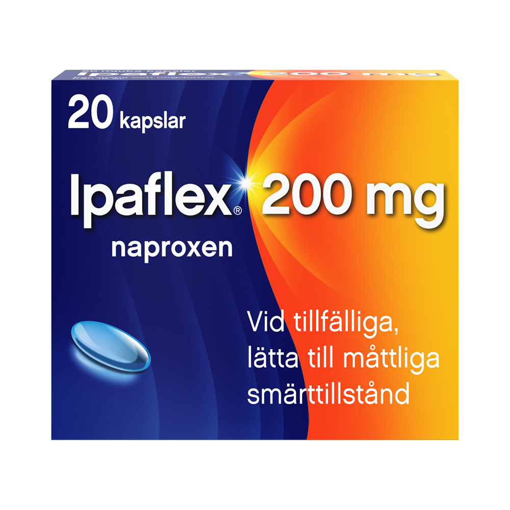 IPAFLEX 200 mg 20 mjuka kapslar