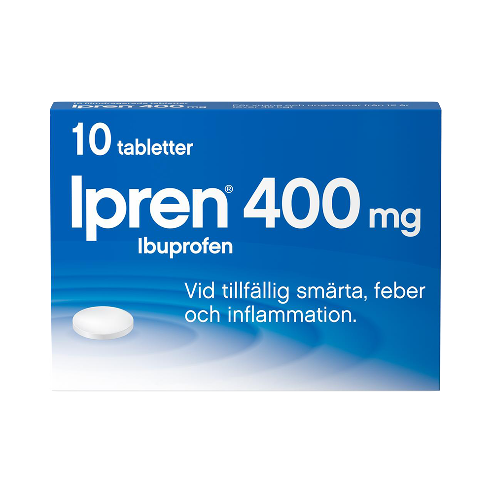 Ipren 400 mg Ibuprofen 10 tabletter