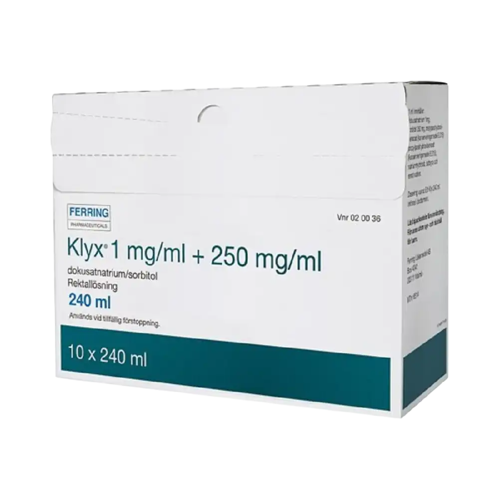 Klyx 1mg/ml + 250 mg/ml 10 x 240ml