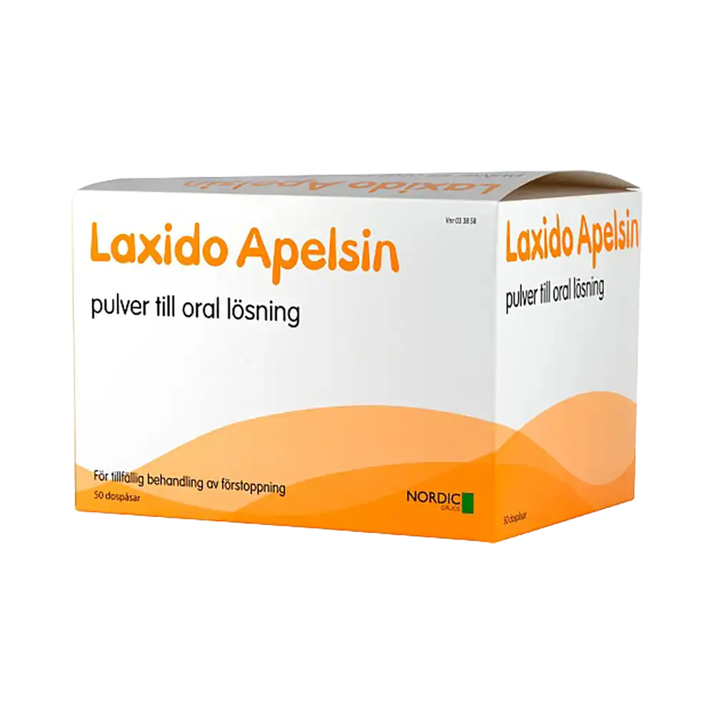 Laxido Apelsin Pulver 50 dospåsar