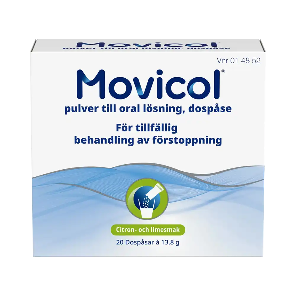 MOVICOL 13.8 g pulver 50 dospåsar
