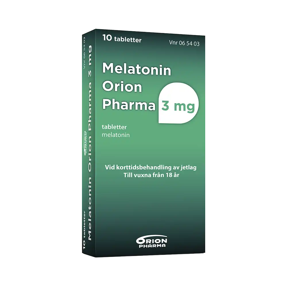 Melatonin Orion Pharma 3 mg melatonin 10 tabletter
