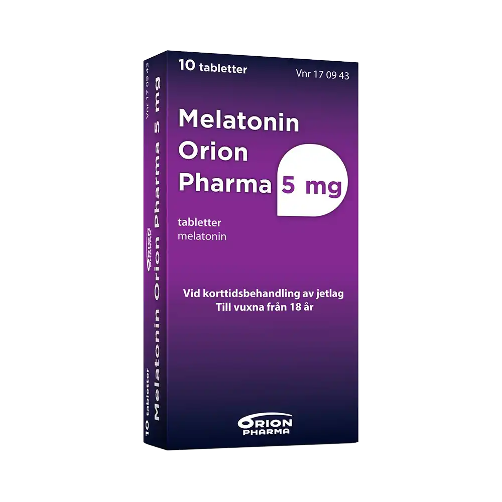Melatonin Orion Pharma 5 mg melatonin 10 tabletter
