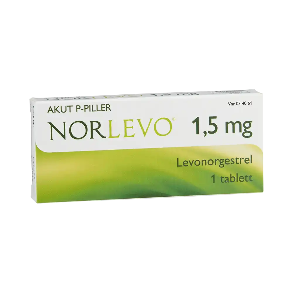 NORLEVO akut p-piller 1,5 mg 1 tablett