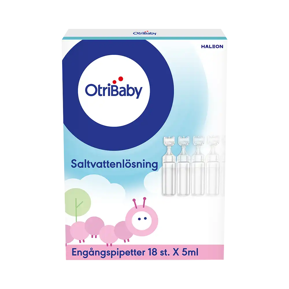 Otri-Baby Saltvattenlösning 18st x 5ml engångspipetter