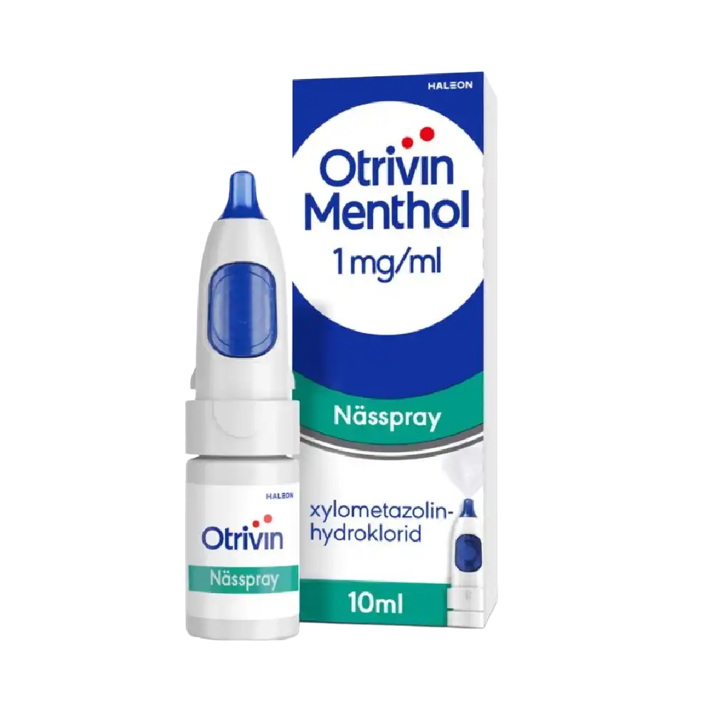 Otrivin Menthol 1mg/ml Nässpray 10 ml Ny