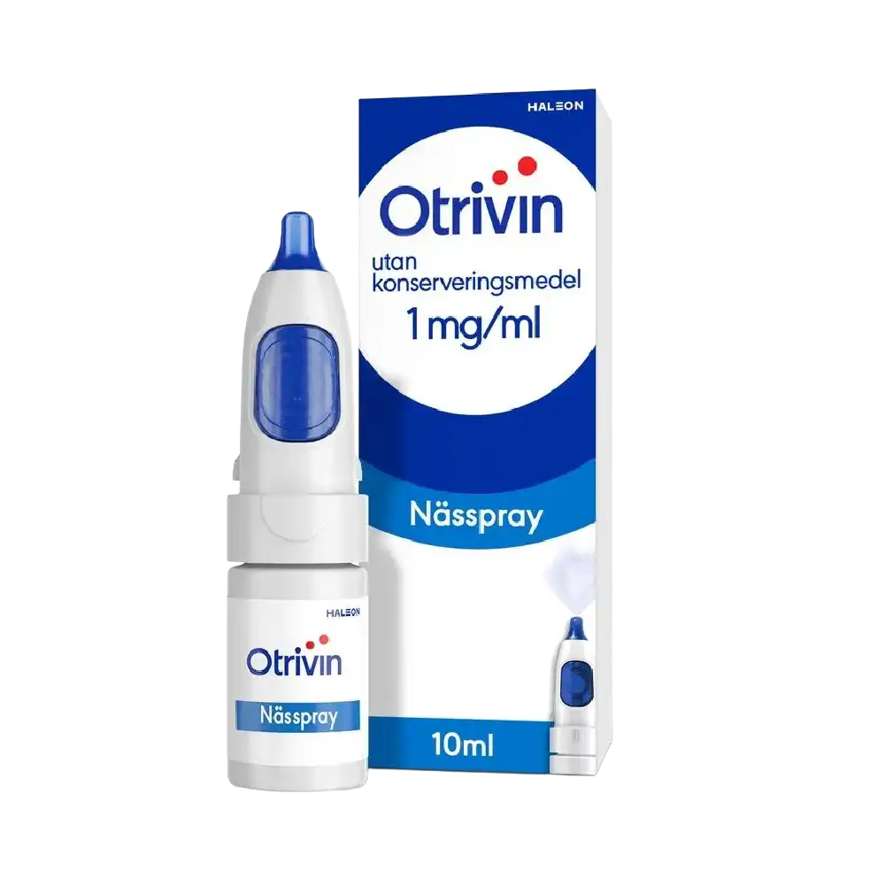 Otrivin Nässpray utan konserveringsmedel 1mg/ml 10ml