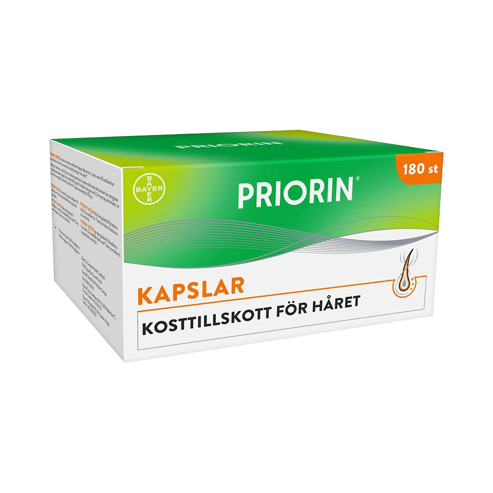 Priorin Kosttillskot för Håret 180 kapslar