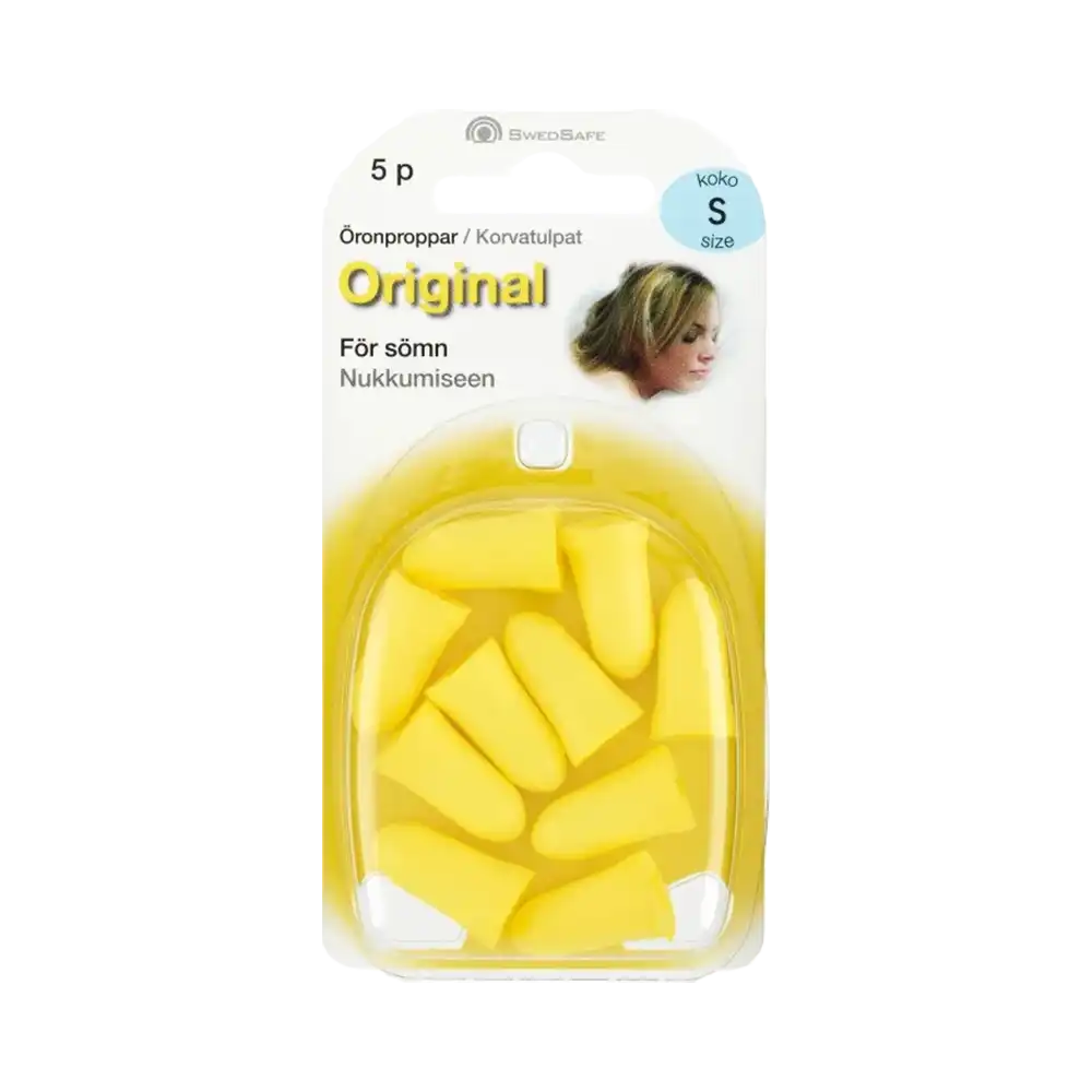 SWEDSAFE Öronproppar Original För Sömn S 5 par