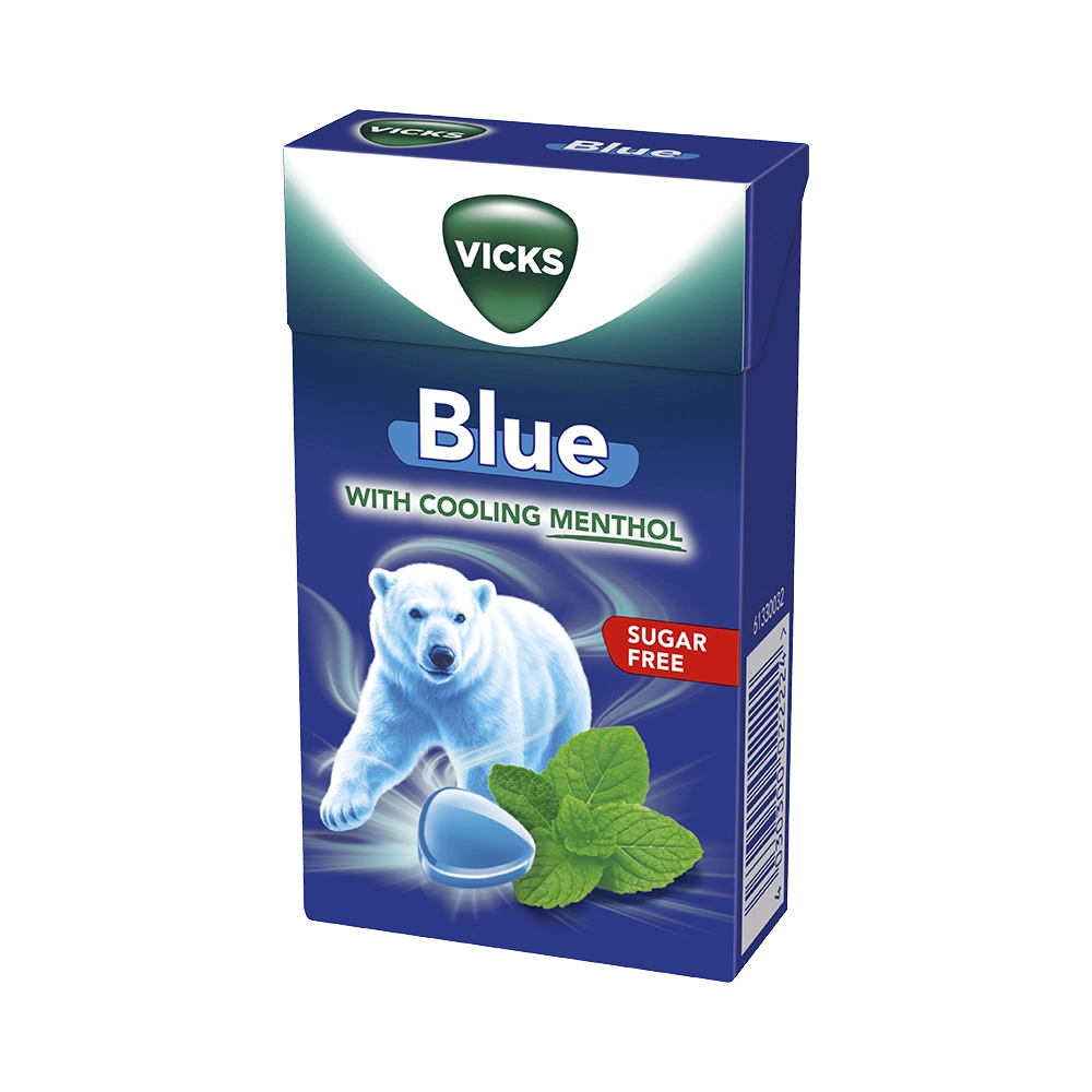 Vicks Blue Box Sugar Free, 40 g