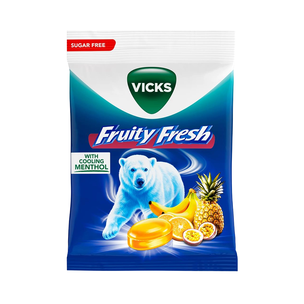 Vicks Fruity Fresh Sugar free 72 g