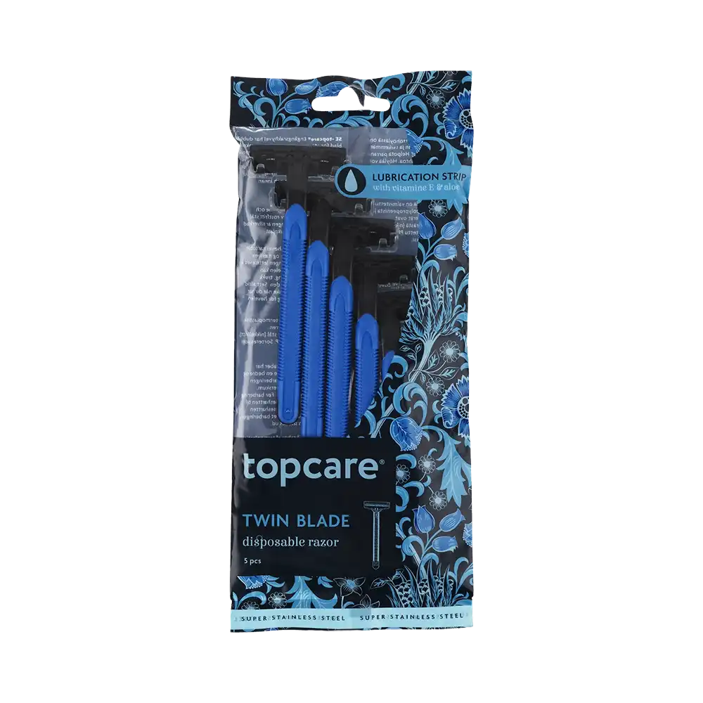 topcare TWIN BLADE disposable razor Man 5 pcs