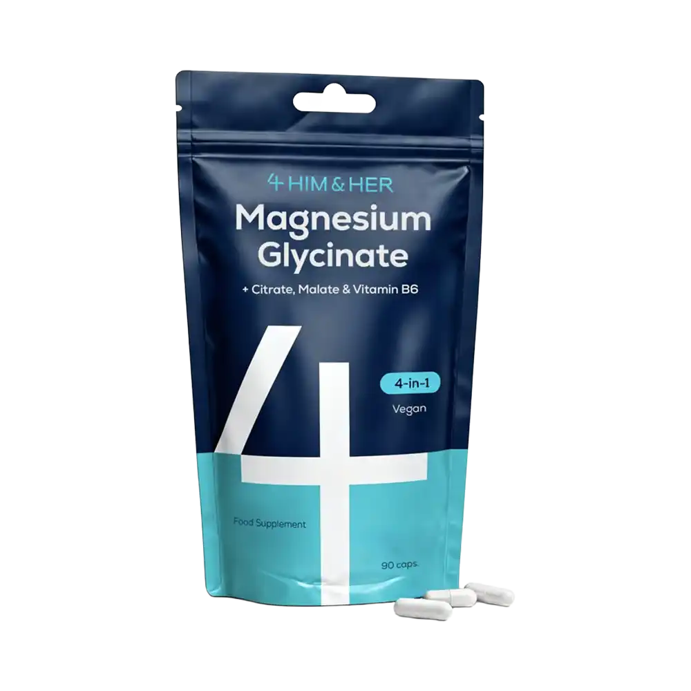 4 HIM & HER magnesium 250 mg 90 kapslar