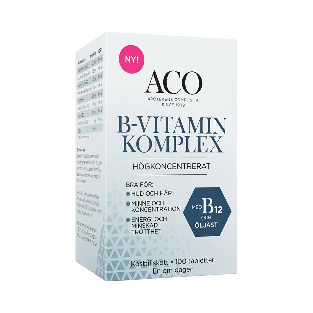 ACO B-Vitamin Komplex 100 tabletter