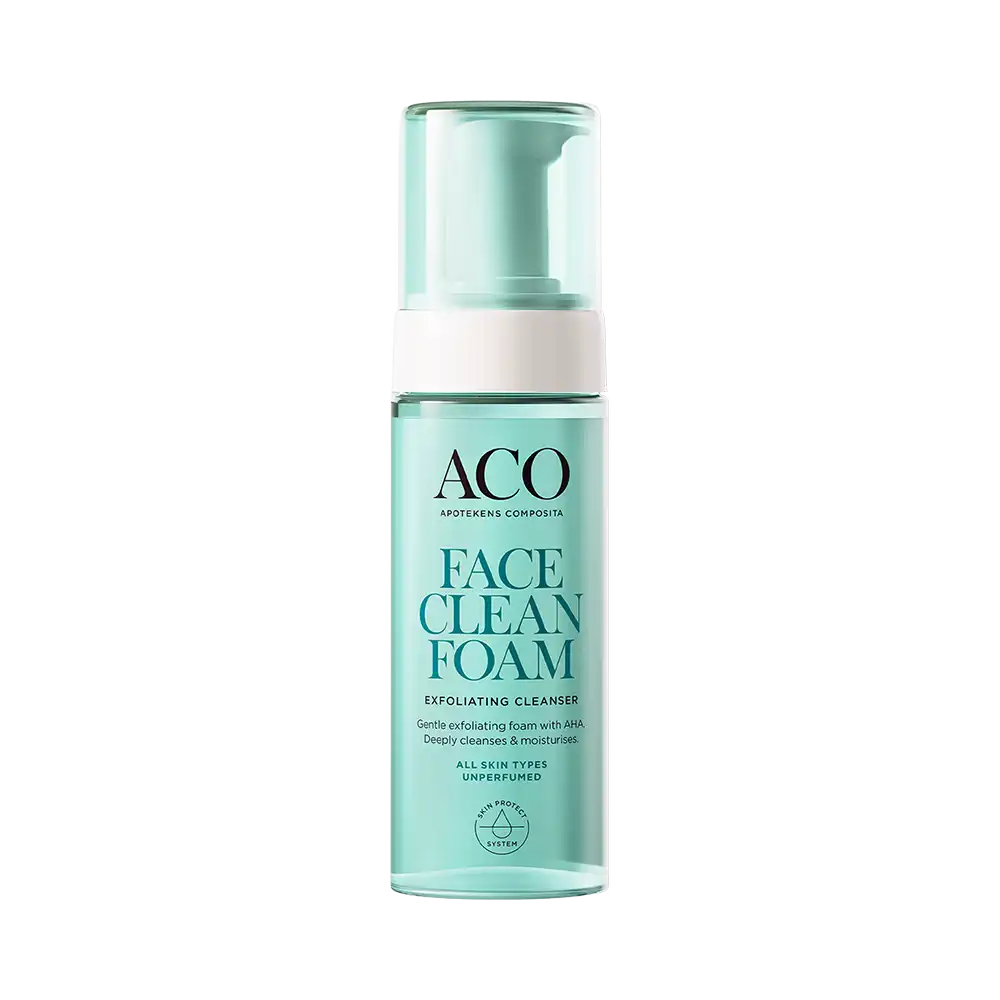 ACO Exfoliating Cleansing Foam– Skonsam exfolierande rengöringsmousse 150 ml