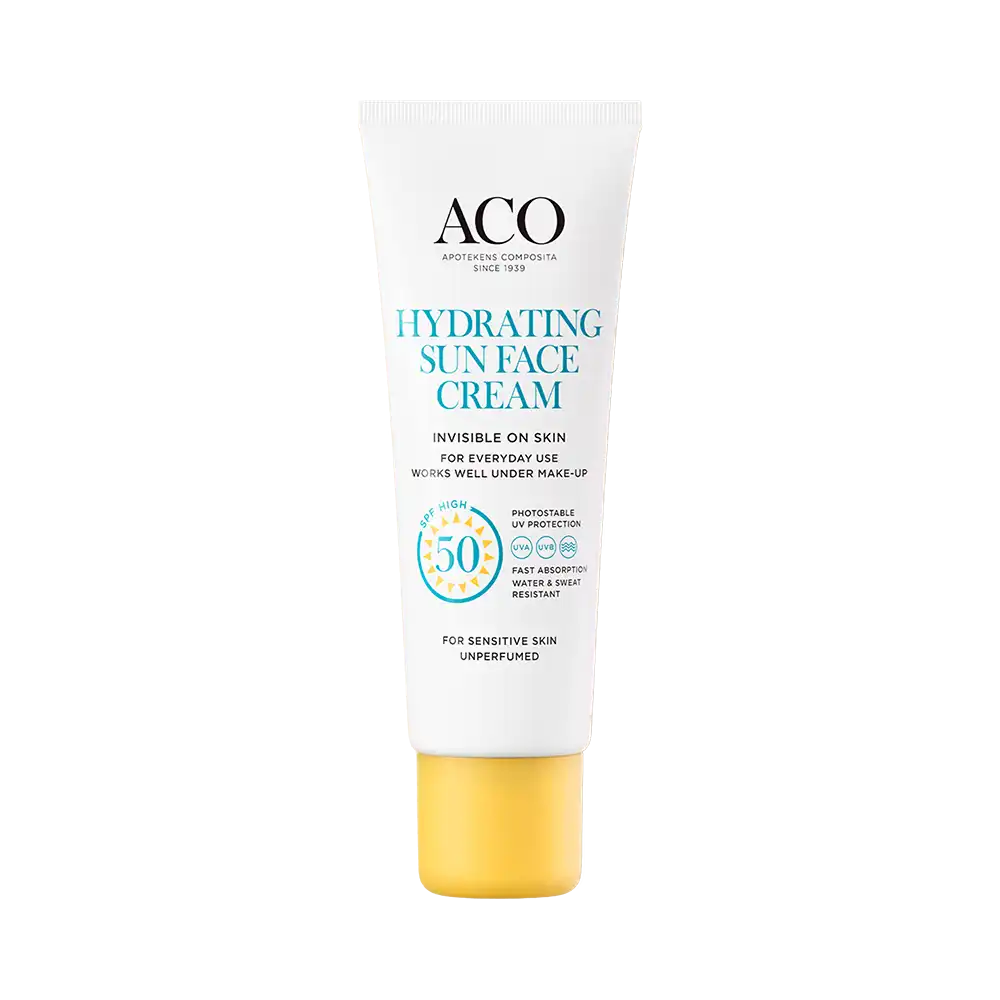 ACO HYDRATING SUN FACE CREAM SPF 50, 40 ml