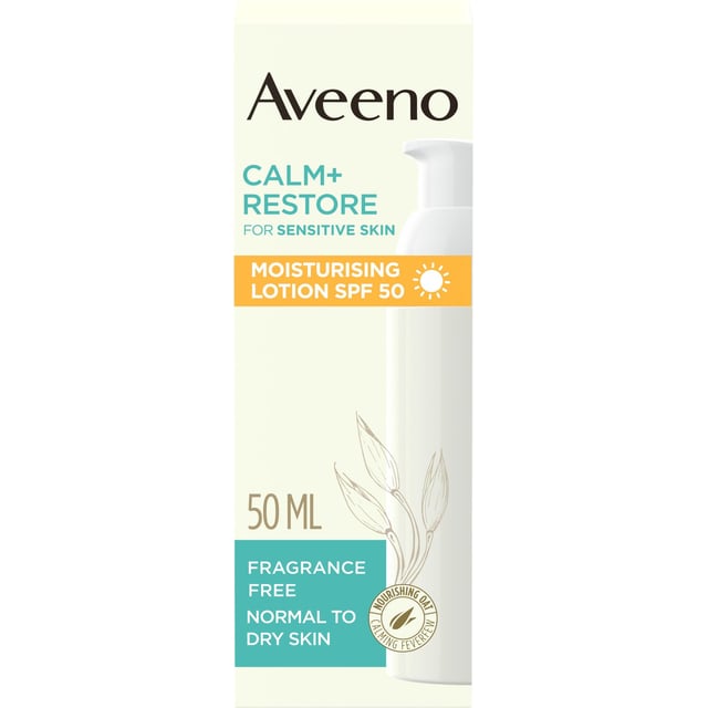 AVEENO CALM MOISTURE LOTION SPF50