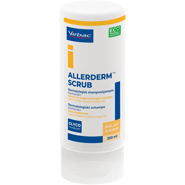 Virbac Allerderm Scrub Schampo 250 ml