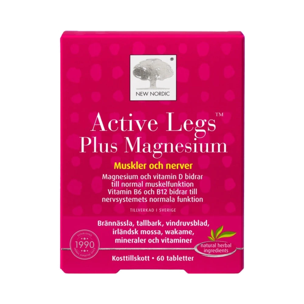 New Nordic Active Legs Plus Magnesium 60 tabletter