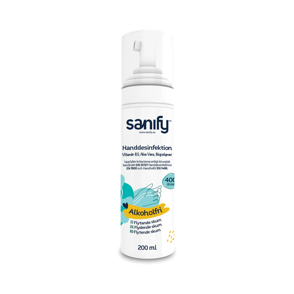 Sanify Alkoholfri Skum handdesinfektion 200 ml