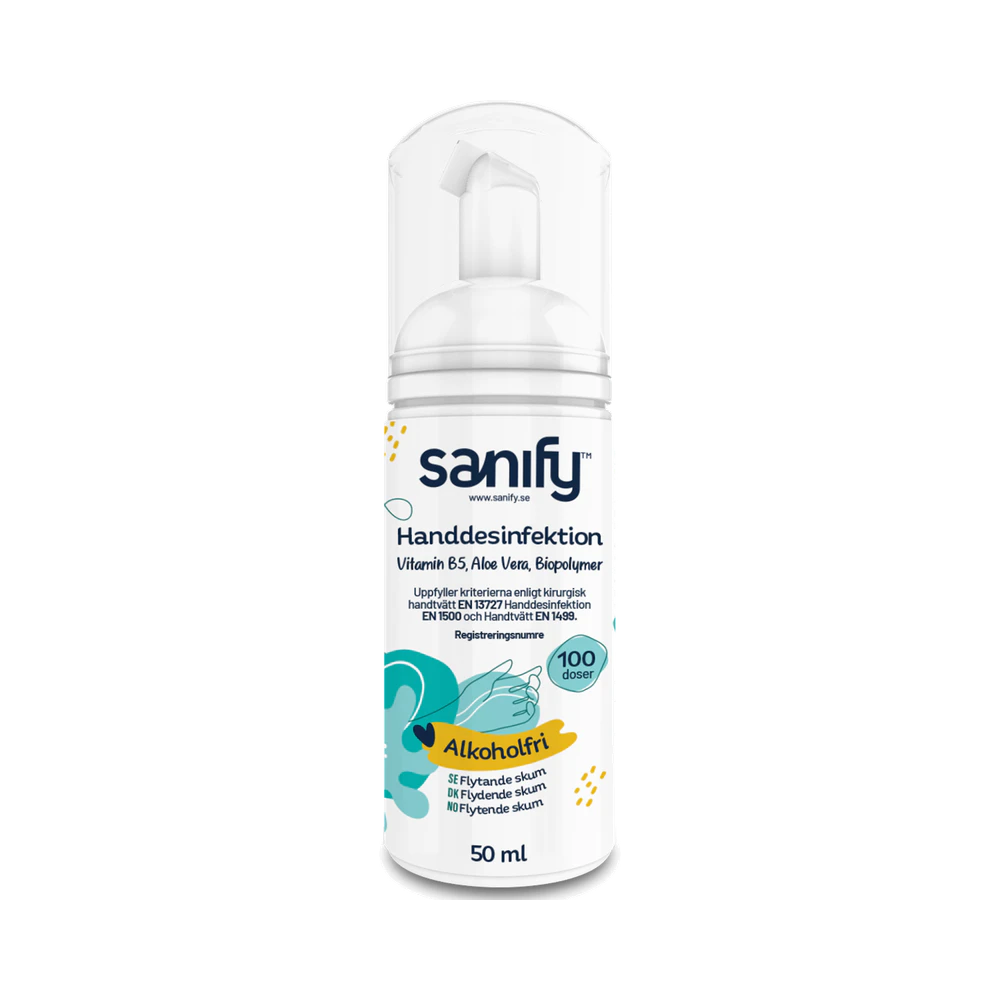 Sanify Alkoholfri Skum handdesinfektion 50 ml
