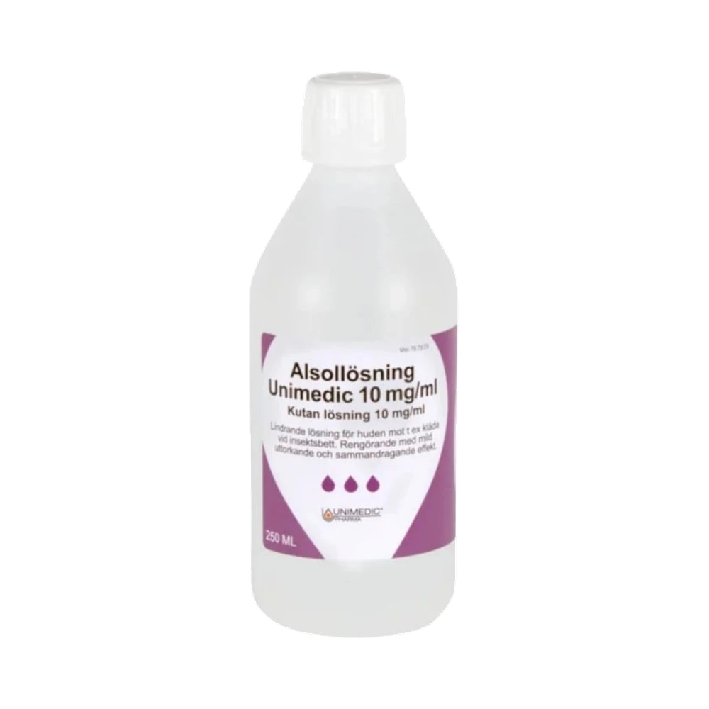 Unimedic Alsollösning 10 mg/ml lösning 250 ml