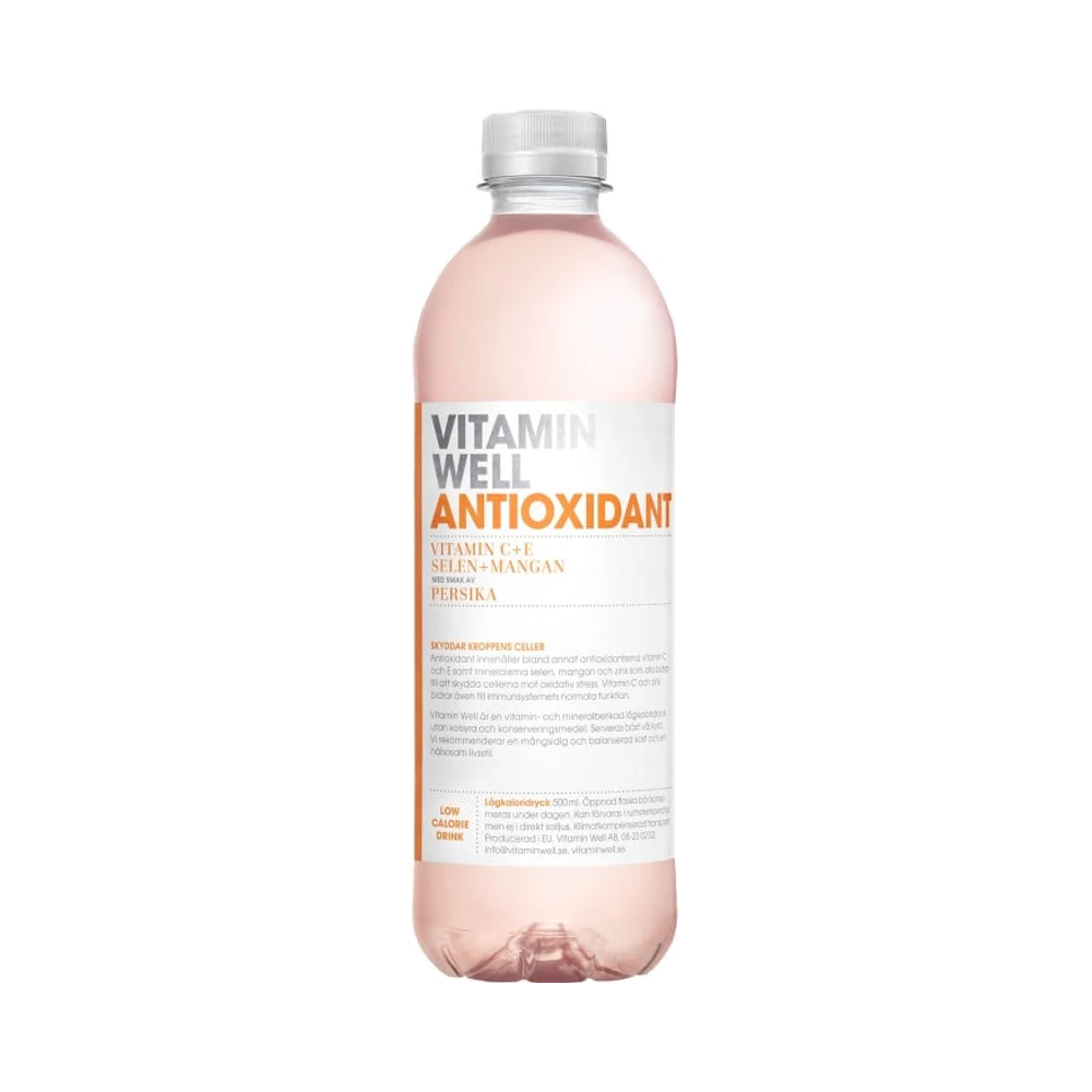 Vitamin Well Antioxidant Persika dryck 500 ml