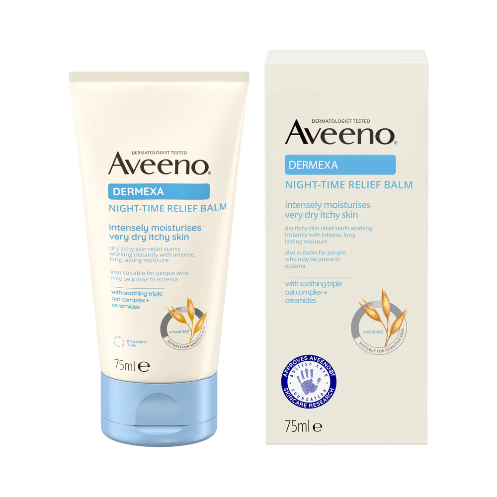 Aveeno Dermexa Night-time Relief balm 75 ml